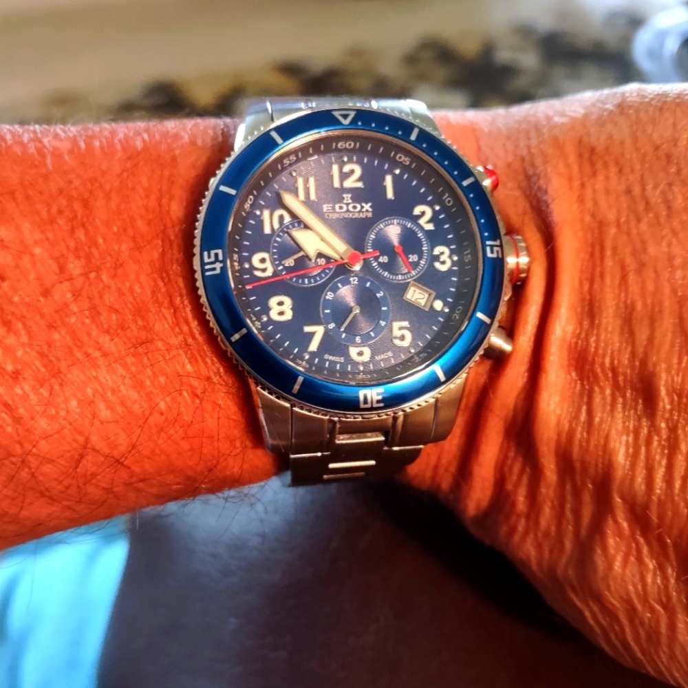 Men's Edox Chrono watch